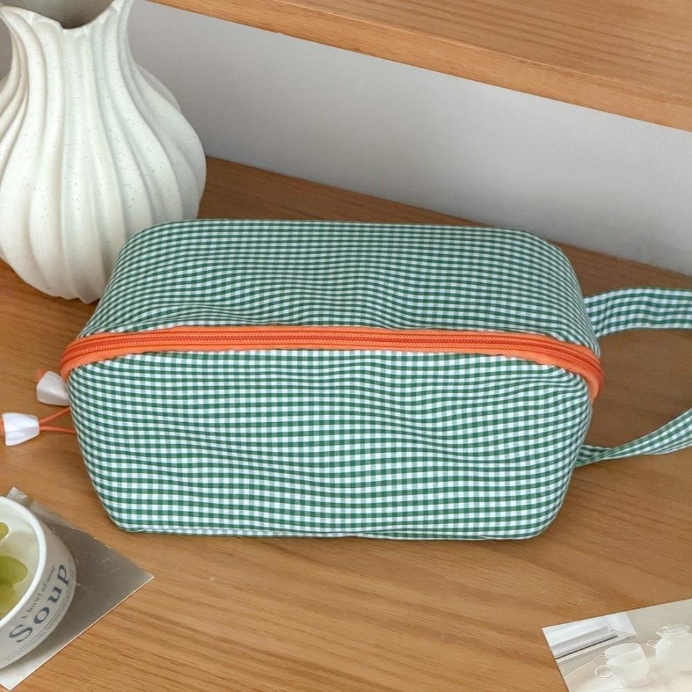 Pillow Shaped Makeup Organizer Bag Large Capacity Makeup Bag Fresh Style Toiletry Bag Portable Use