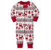European & American Christmas Family Pajama Set - Print Top, Long Sleeve, Long Pants