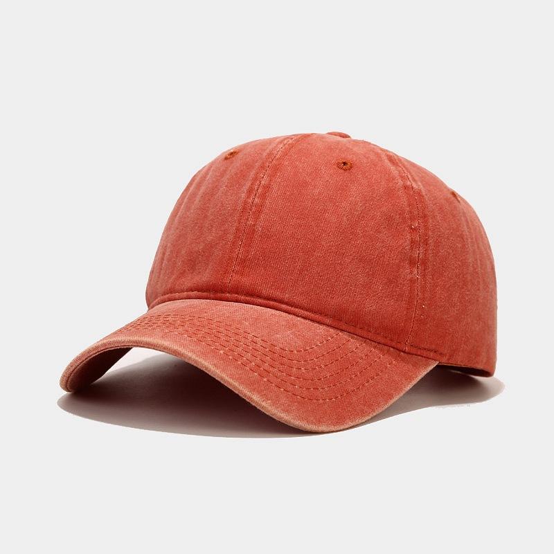 Solid Color Light Board Washed Baseball Cap, Children's Spring and Summer Old Men's and Women's Retro Cap