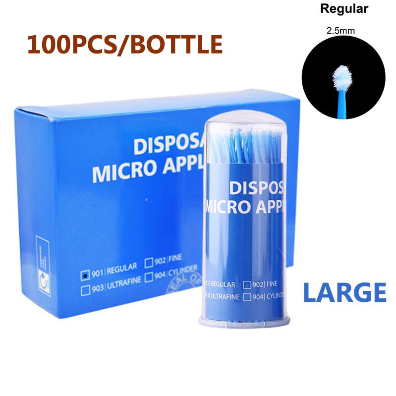 

100Pcs Dentistry Materials Disposable Micro Brushes Applicator Colorful Micro Brush Teeth Oral Care Odontologia Extension Dental CHINA