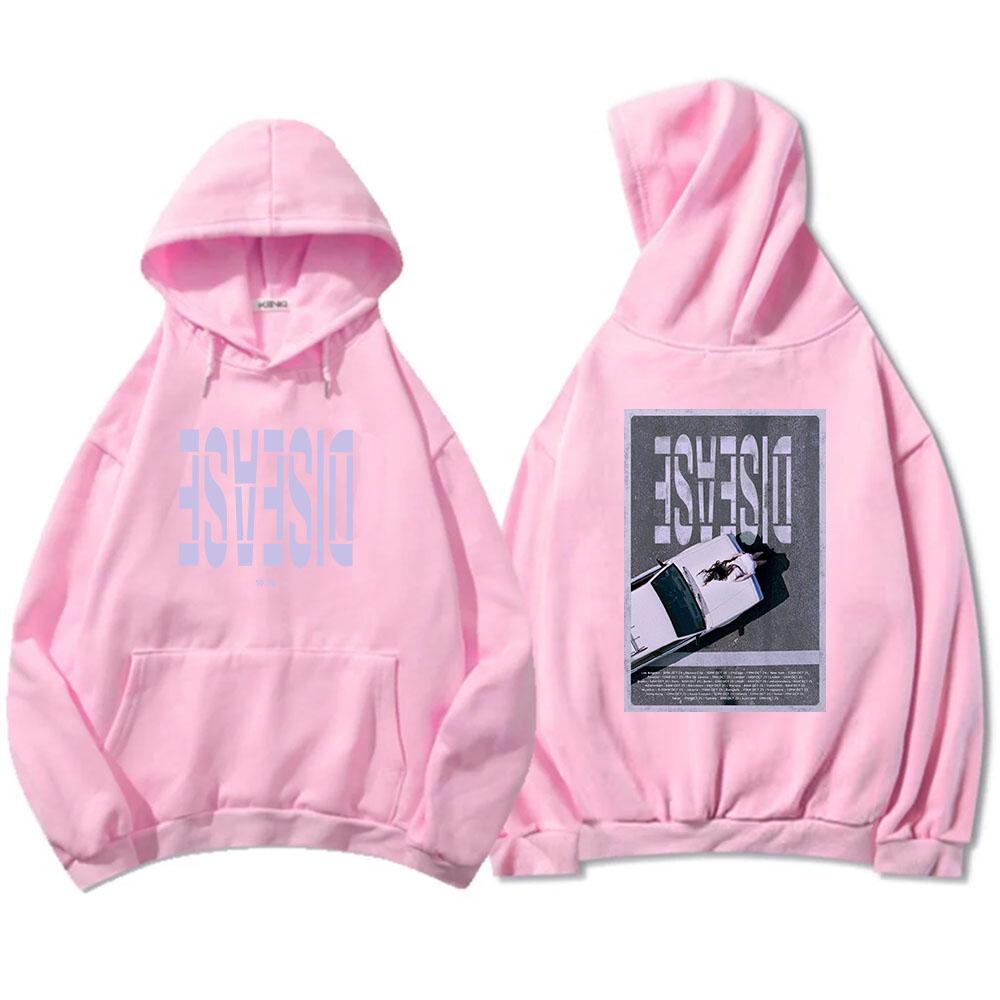 Disease Lady Gaga Hoodies Single Song Graphic Sweatshirt for Men/Women Winter Long Sleeve Casual Unisex Pullovers