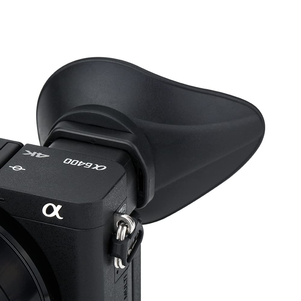 JJC Eye Cup Sony Eye Cup Kompatibilní s fotoaparátem Sony A6400 A6600 A6500 Ochrana hledáčku otočný o 360 stupňů Pohodlný Lehký Vyrobeno z