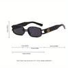 3pcs Cool Trendy Sunglasses Personalized Small Frame Sunglasses for Men and Women Bouncing Karaoke Cool Glasses