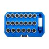21Pcs Security Master Locking Wheel Nut Key Antitheft Screw Socket Wrench Tool Kit Replacement for