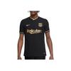 Nike FC Barcelona Away Player Version Quick-Dry Breathable Short Sleeve Soccer Jersey Men Tops Black CD4184-011