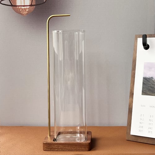 GreenGarden Square Glass Incense Holder, Stylish Glass Ash-Leak-Proof Incense Holder, Relaxing and Stylish Simple Decor for Home (Square Design, No En