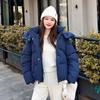 Women’s Short Hooded Windproof Thicken Warm Winter Bubble Jacket