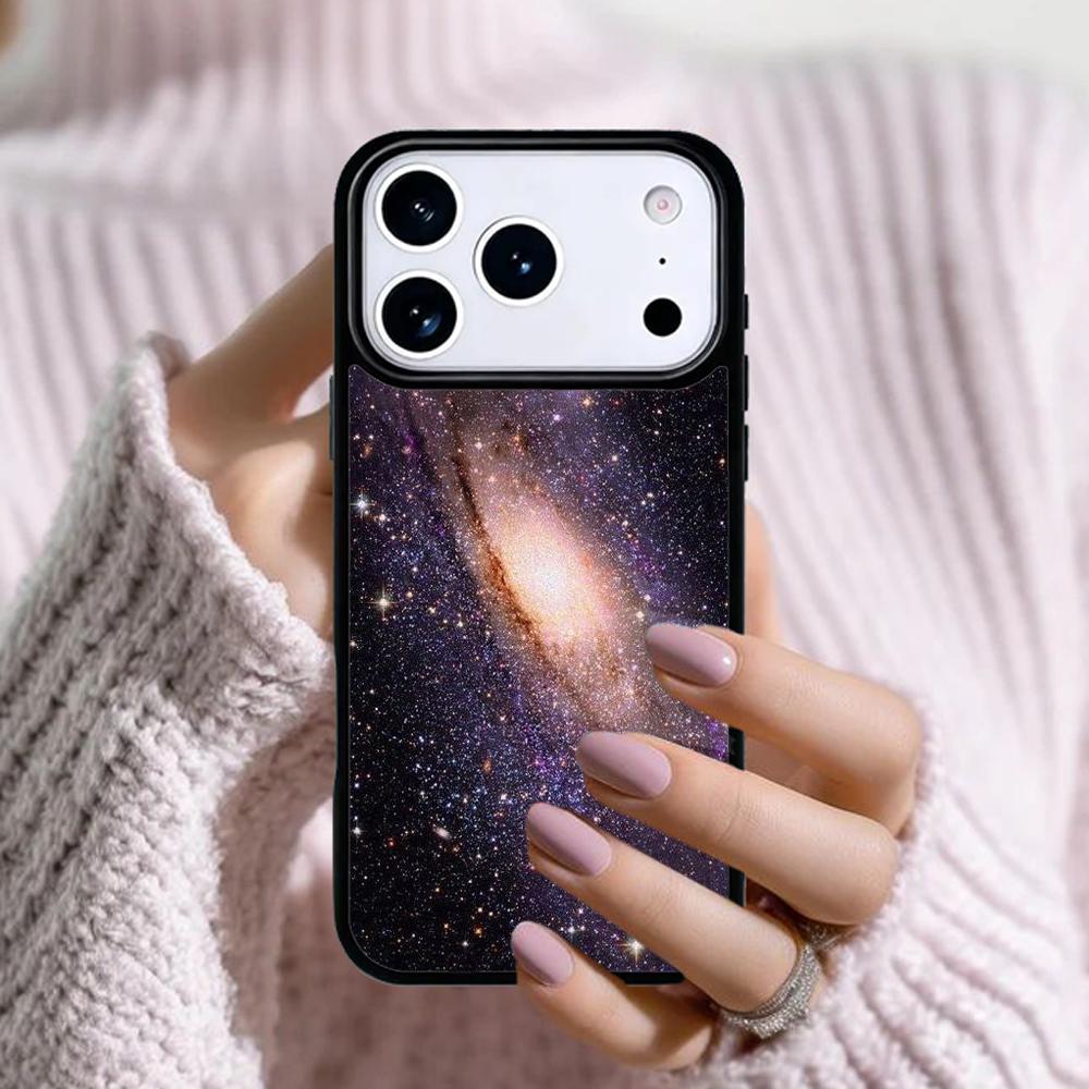Outer Space Phone Case For Apple iPhone 17 Air 16E 15 14 Plus 13 12 11 Pro Max Mini Funda Cover