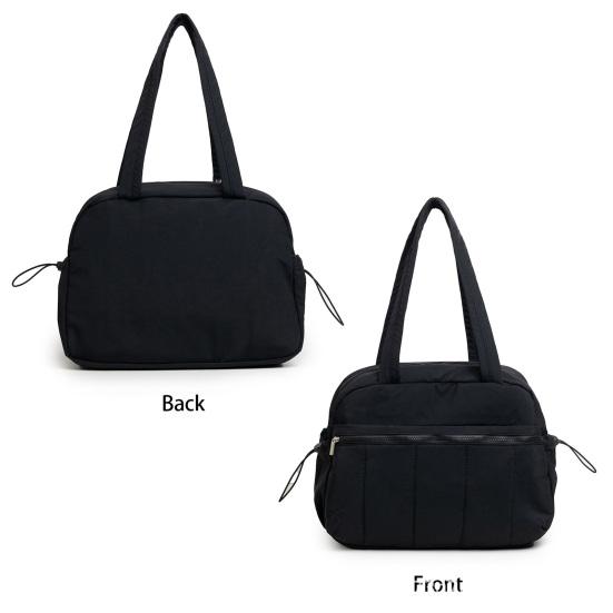 Travel Bag with Large Waterproof PVC Pocket for Wet And Dry Separation Storage Gym Bag with Handle And Shoulder Strap 5 Exterior Pockets Carry-on Bag