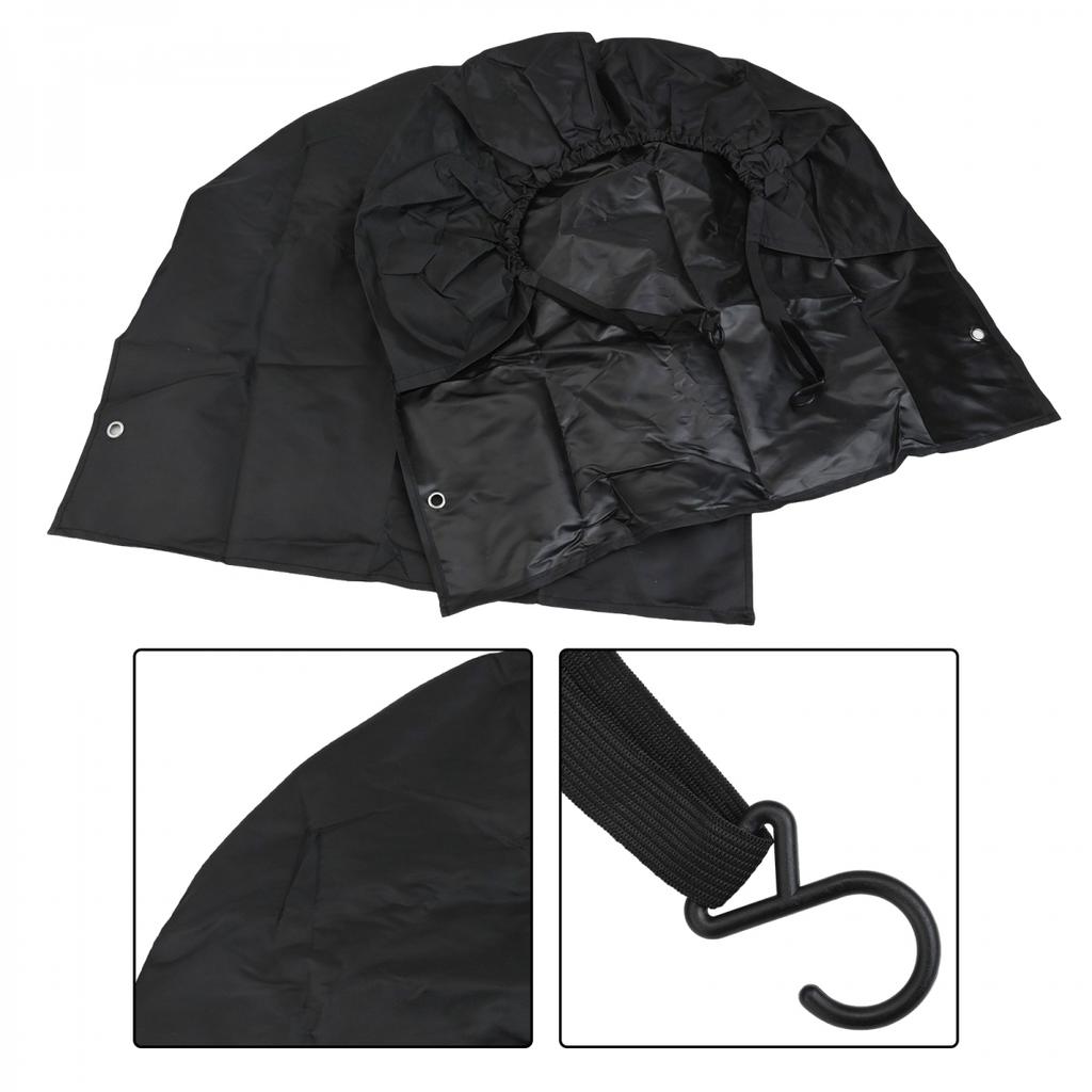 For Caravan Tyre Cover Set 2pcs - Sun Resistant Polyester All Season Design