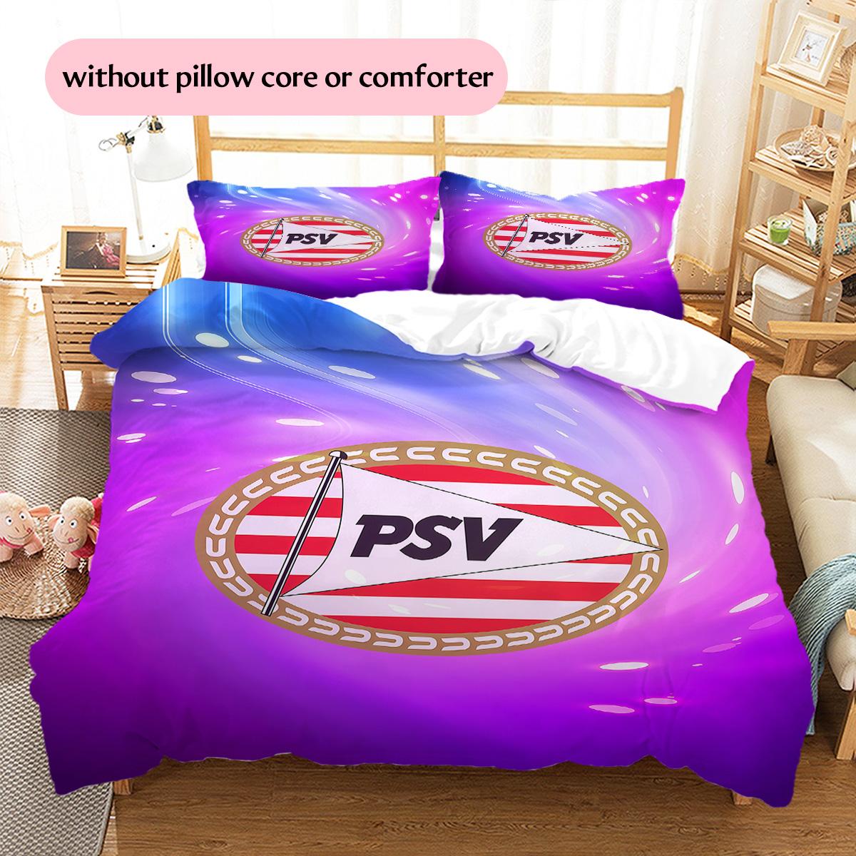 PSV Eindhoven rakstu gultasveļas sega Komplekts