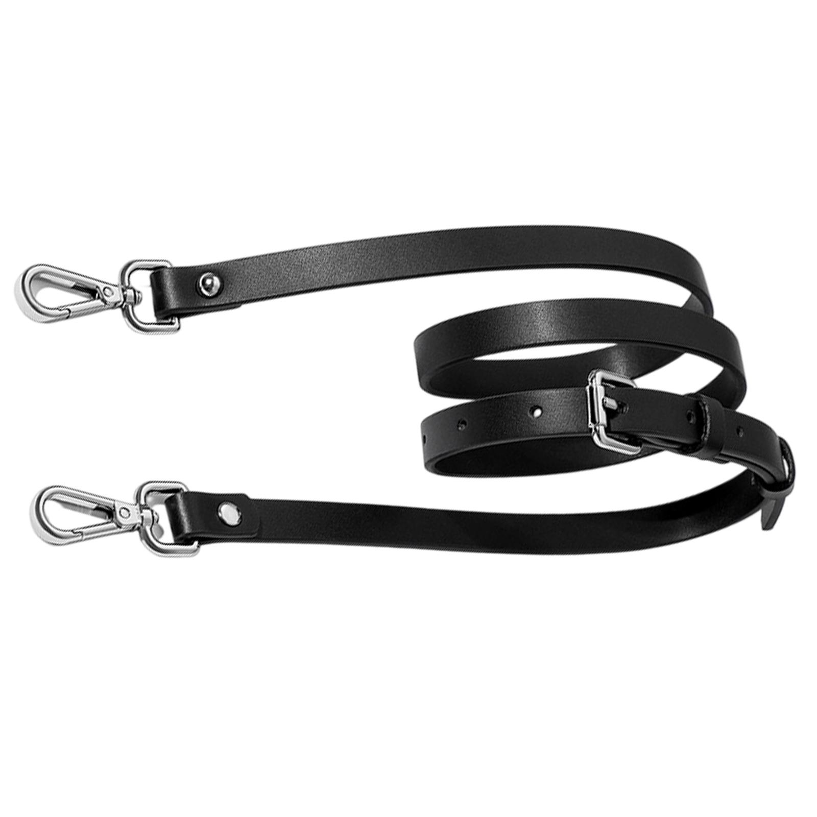 Interchangeable Shoulder Strap For Purses and Backpacks Adjustable PU Leather Crossbody Strap Easy Attachment System