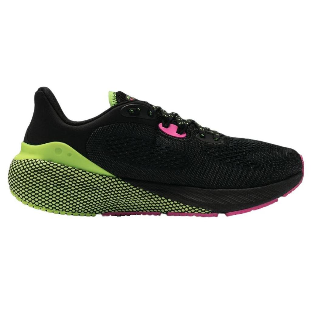Under Armour HOVR Machina 3 Black Lime Pink Men Sneakers Lime-Surge Rebel-Pink 3025650-005