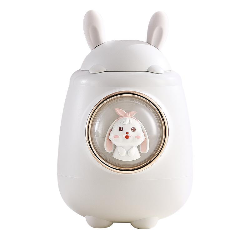 Draagbare Luchtbevochtiger Met Auto-Roterende Projectielamp 2000 Mah Usb Oplaadbare Geurverspreider Thuiskantoor Stille Mist Maker