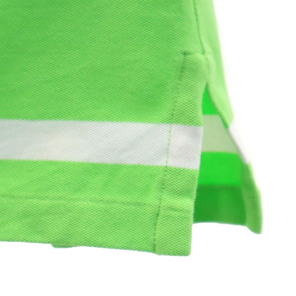 POLO GOLF RALPH LAUREN Border Pattern Short Sleeve Polo Shirt M Men's Used