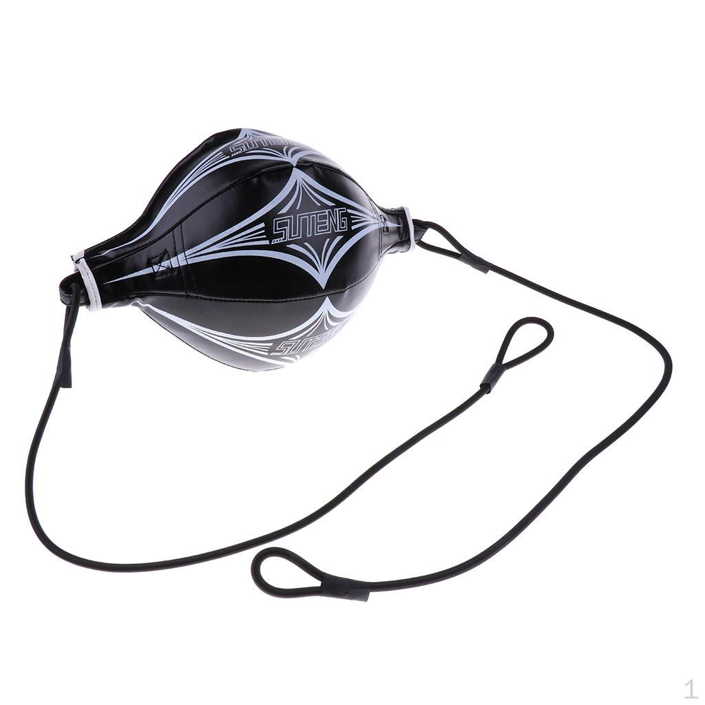 Ball , Boxing Ball, Double End Punching Equipment Trainer for Kickboxing, Workout and