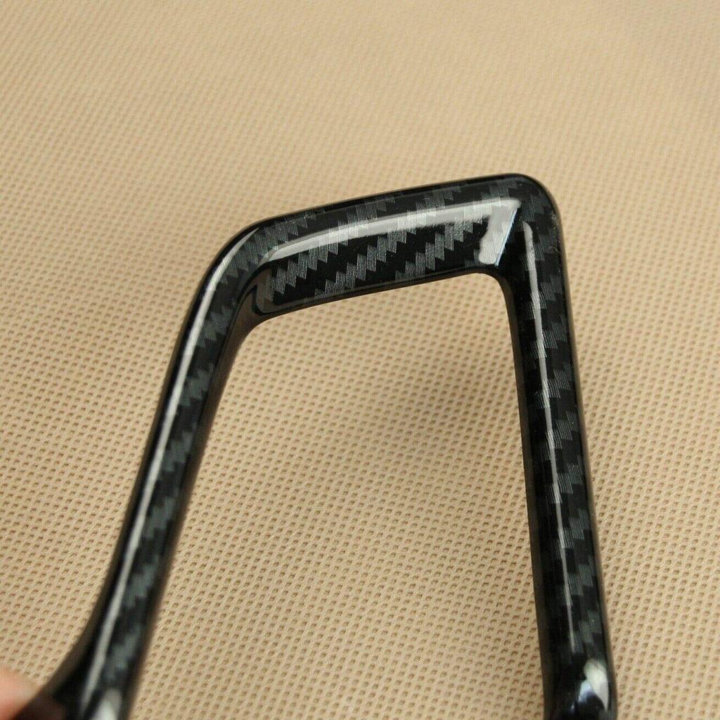 Adjivecct ABS Carbon Fiber Steering Wheel Switch Trim Cover for Forester Ossek XV 2018-2020