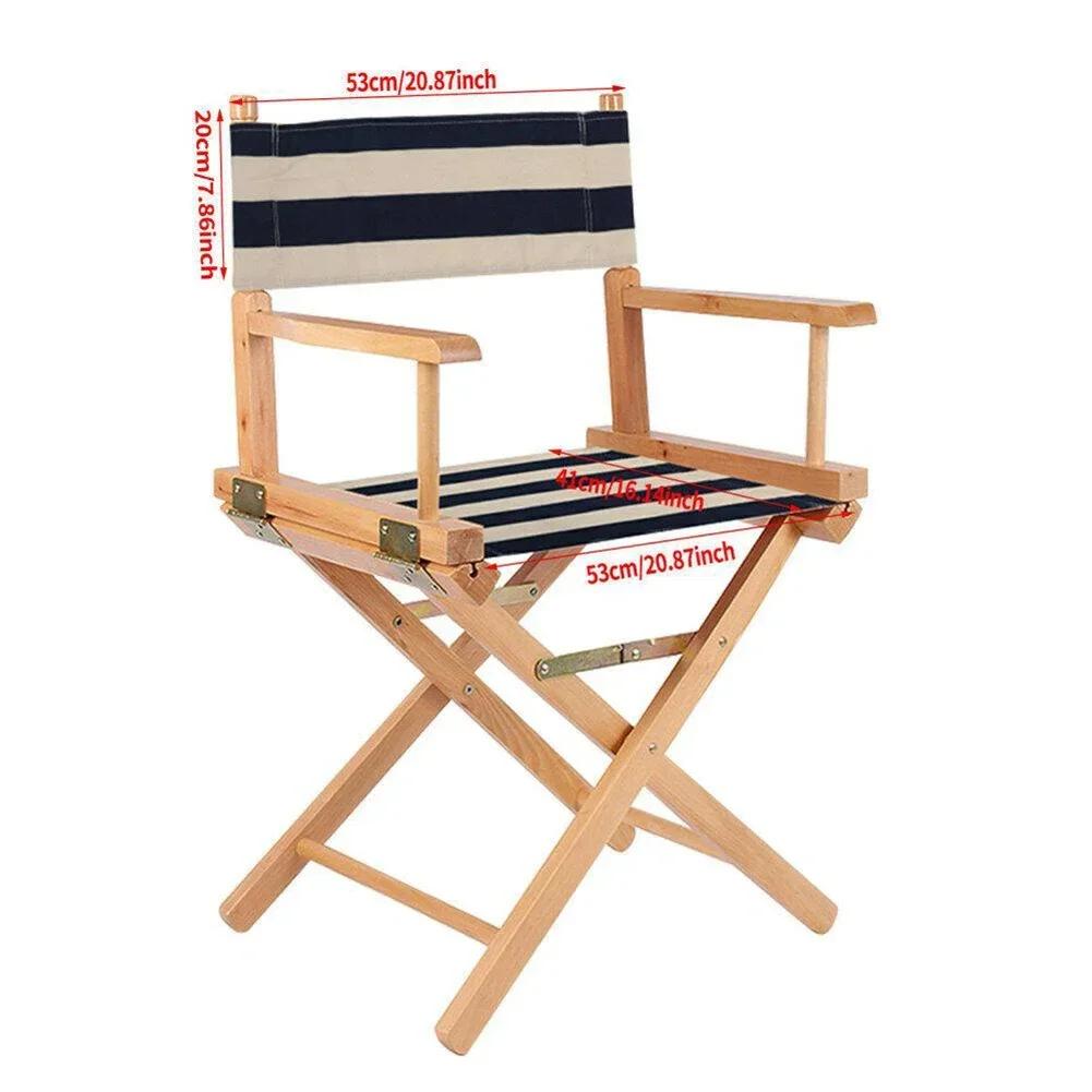 Directors Chair Cover Replacement Canvas Covers Casual Seat Kit Garden Chairs Folding Deck Chair Cover not included  Chair