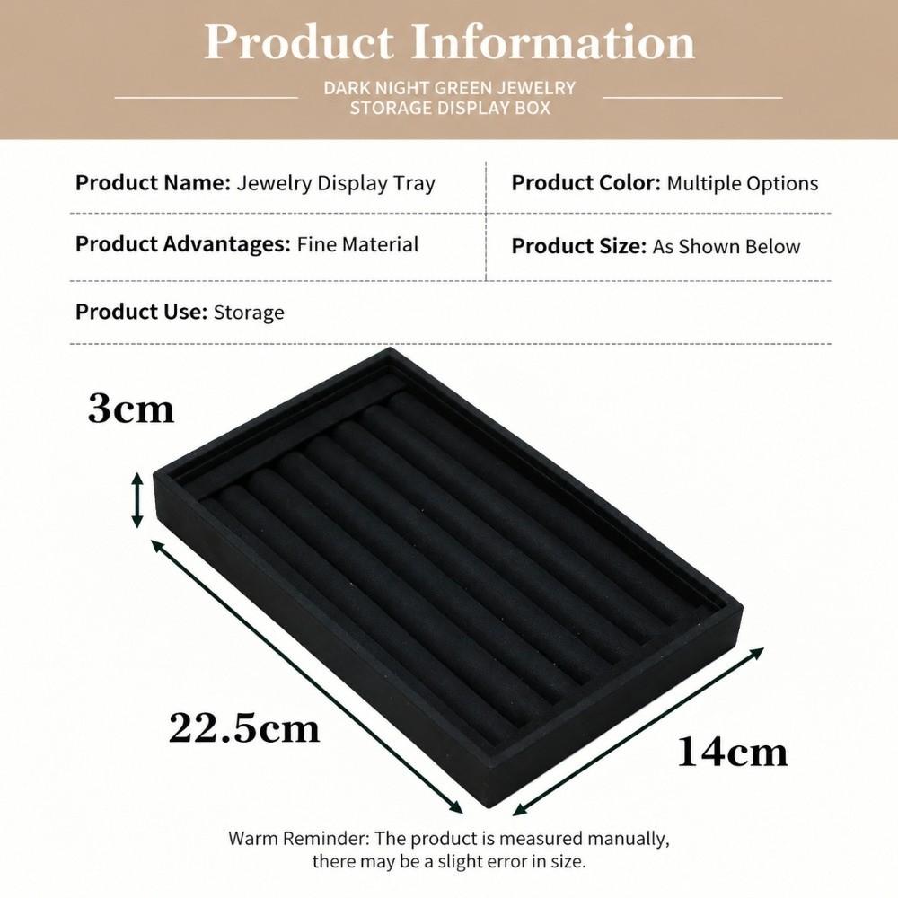 10 Slots Ring Holder Velvet Surface Jewelry Stand New Earring Organizer Jewelry Shop Counter