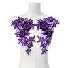 Mesh Solid Color Sequin Bead Embroidery Cloth Sticker Heavy Industry Embroidery Clothing Lace Accessories Diy Jewelry