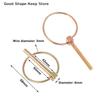 10/20/30Pcs 6*50MM Steel Lynch Pin Heavy Duty Trailer Tractor Bicycle Stroller Cargo Ring Clip For Farm Lawn Garden Truck