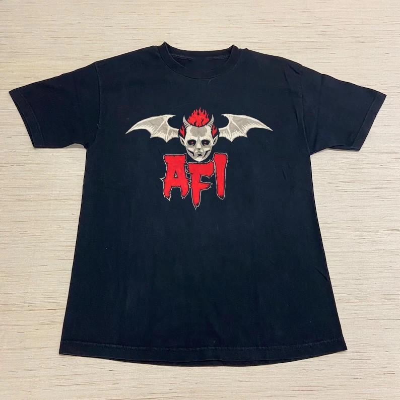 AFI Band Collection Short Sleeve Cotton Black All Size Shirt HD576 Unisex T-Shirt L