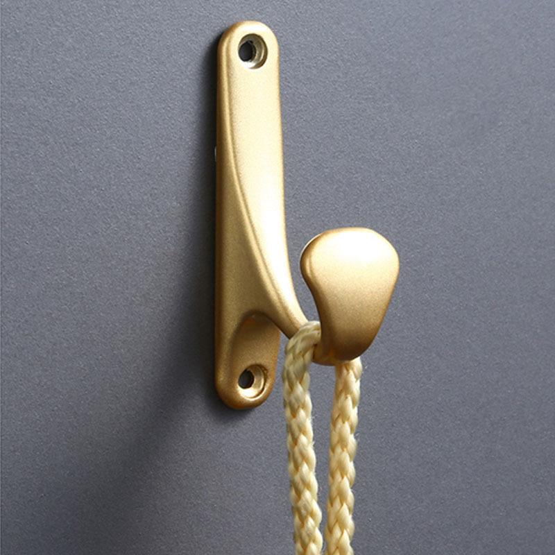 6pcs Zinc Alloy Wall Mounted Hook Rustic Key Coat Bag Hat Hanger Robe Hooks Hanging Kitchen Bathroom Room Coat Rack Hooks