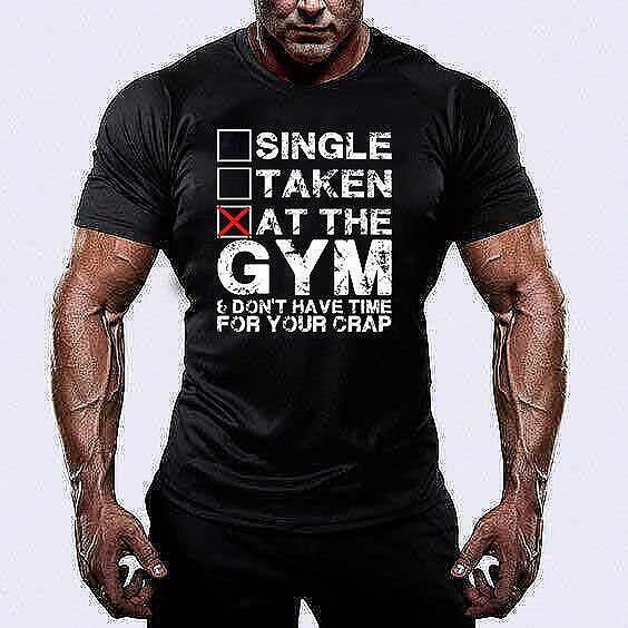 

Gym Cotton TShirt Men Casual Streetwear Black Fitness Muscle Fit Workout Athletic Style - Men s Summer Cotton Graphic Tee S разноцветный
