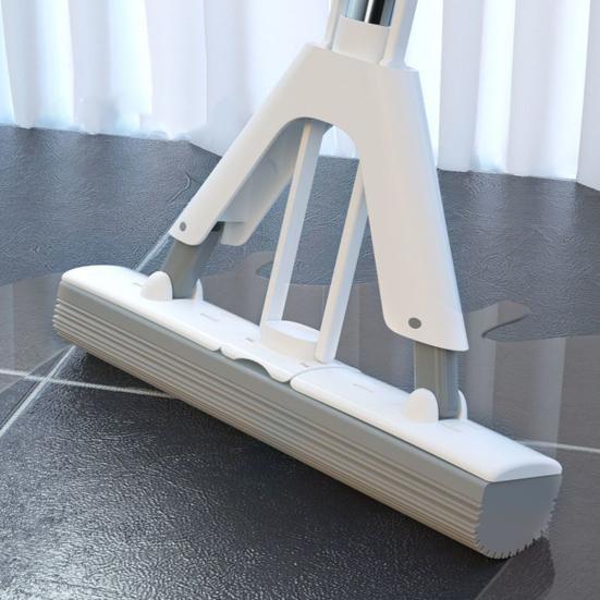 Yousheng Portable Tabletop Home Mop Easy Installation Viscose Cotton Wet Dry Mop with Stainless Steel Handle Cleaning Accessory