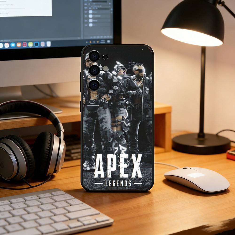 Apex Legends Phone Case For Samsung S25,S24,S21,S22,S23,S30,Ultra,S20,Plus,Fe,Soft Silicone Black Cover