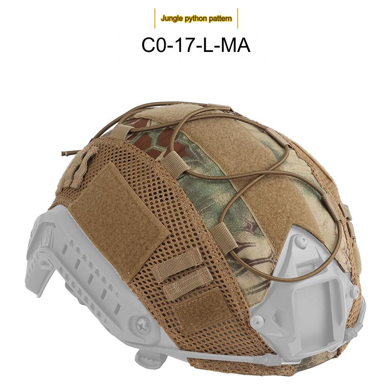 1 PC Multicam Tactical Helmet Cover for Fast MH PJ BJ OPS-Core Helmets Fast Helmet Protector Elasticated Cord with Elastic Cord