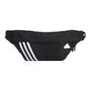 Adjustable Shoulder Strap Polyester Crossbody Waist Bag Unisex Bags Black HT4766