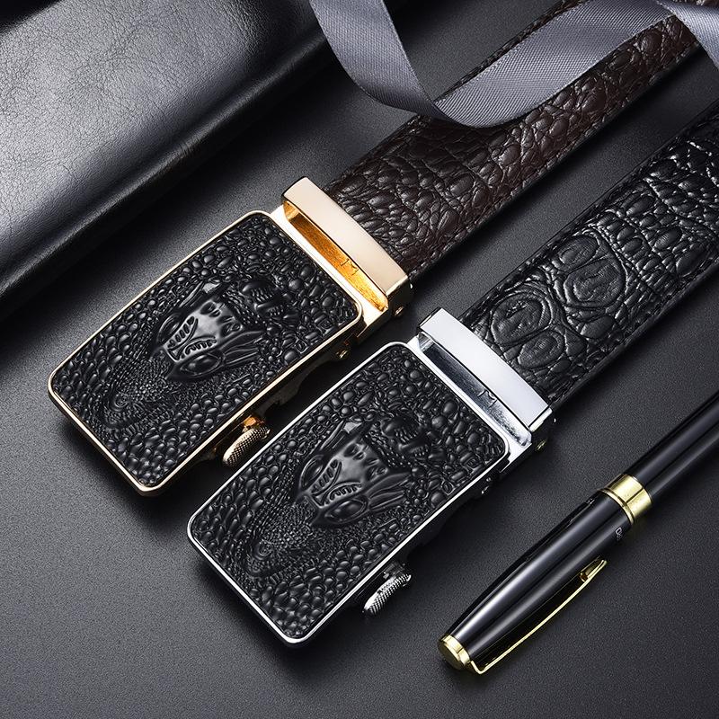 New Belt Men's Automatic Buckle Belt Men's Belts Business Men's Belts