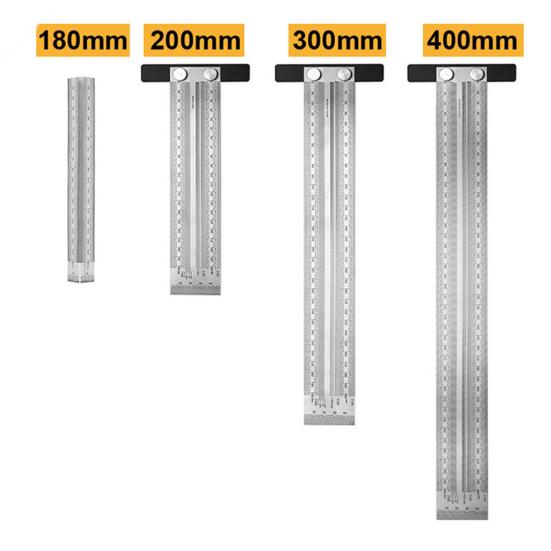 Stainless Steel Precision Marking Measuring Scale Ruler Pen Woodwork Accessory