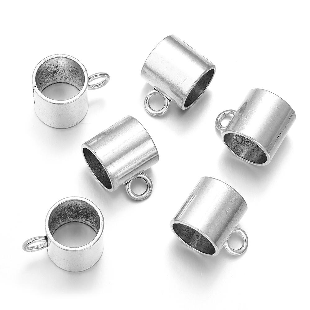 5pcs/lot Antique Silver Color Hollow Pendant Charm For Jewelry Making DIY Necklace Bracelets Bag Clothing Charm Accessories