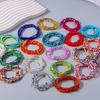 Fashion Bohemian Colorful Beads Bracelet Multi-layer Handmade Beaded Bracelets Women Girls Party Holiday Jewelry Gifts