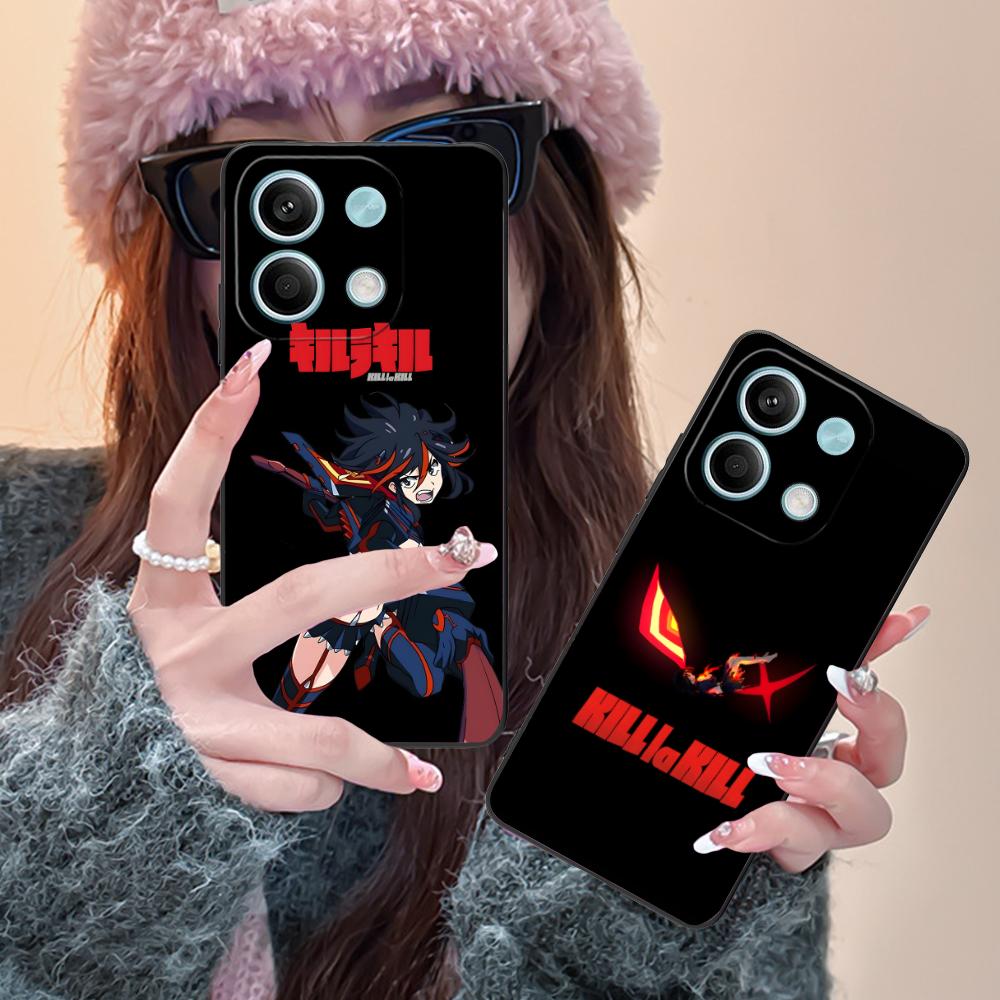 Anime Ryuko Matoi Phone Case for Xiaomi Redmi Note 14 13 12 11 S Pro Plus 4G 5G Colorful Printing Cover Smartphone Cover Luxury