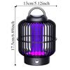 Mute Mosquito Lamp Safety Bug Zapper Trap Lamp Solar Power Mosquito Killer  Emergency