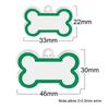 Wholesale 20Pcs Bone Dog ID Tag For Dogs Anti-lost Dog Tag Engraved Pet Name Phone Number ID Tags NamePlate Pendant
