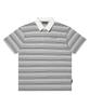 Loghideumatin Stripe Polo Tee (Grey)