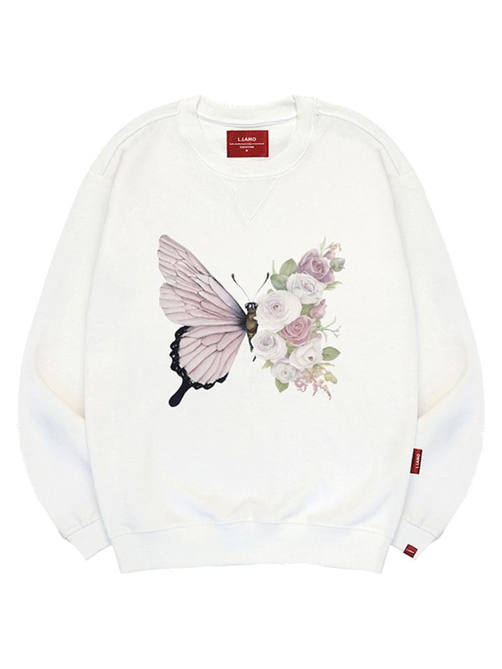 Ellamo Rosefly Sweatshirt Unisex Big Size S~4Xl (Type B)