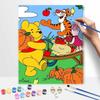 Disney Oil Painting Kit Painting Winnie The Pooh Autumn Harvest Home Bedroom Wall Decor Gift