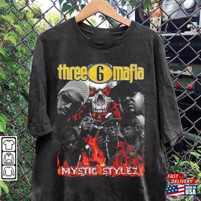 New Three 6 Mafia Classic Gift For Fans Unisex S-5XL Shirt BS74 Unisex T-Shirt