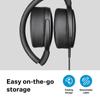 Sennheiser HD 400S Wired with Smart Durable Foldable and Compact Headphones, Closed-Back, Remote, Design, Lightweight,