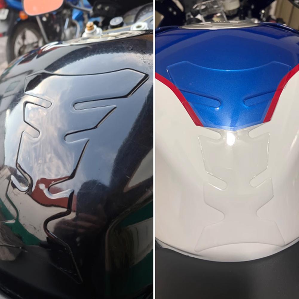 Transparent Motorcycle Oil Tank Decal Fishbone Type Thickened Waterproof Sticke Durable Emblem for Motorcycle Riders