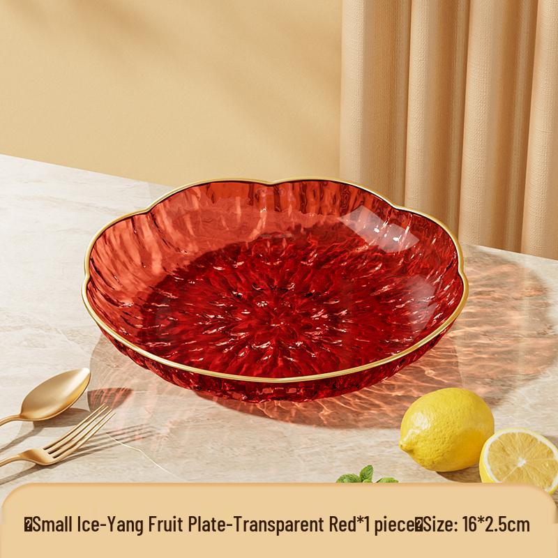 Modern Luxury Fruit and Snack Display Plate for Living Room