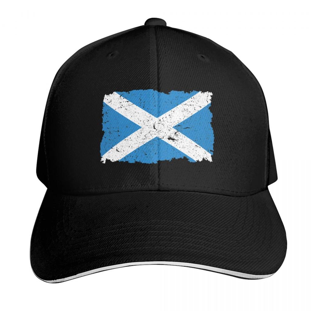 Vintage Scotland Flag Retro Scottish Flag Baseball Cap Unisex Hat Thermal Visor Golf Hat Unisex Sunhat Womens Hats Unisexs