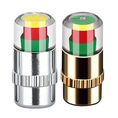 Quick Visual Tire Pressure Checker Cap Featuring Green Yellow Red Indicators for Optimally Tire Maintenance Improves Fue