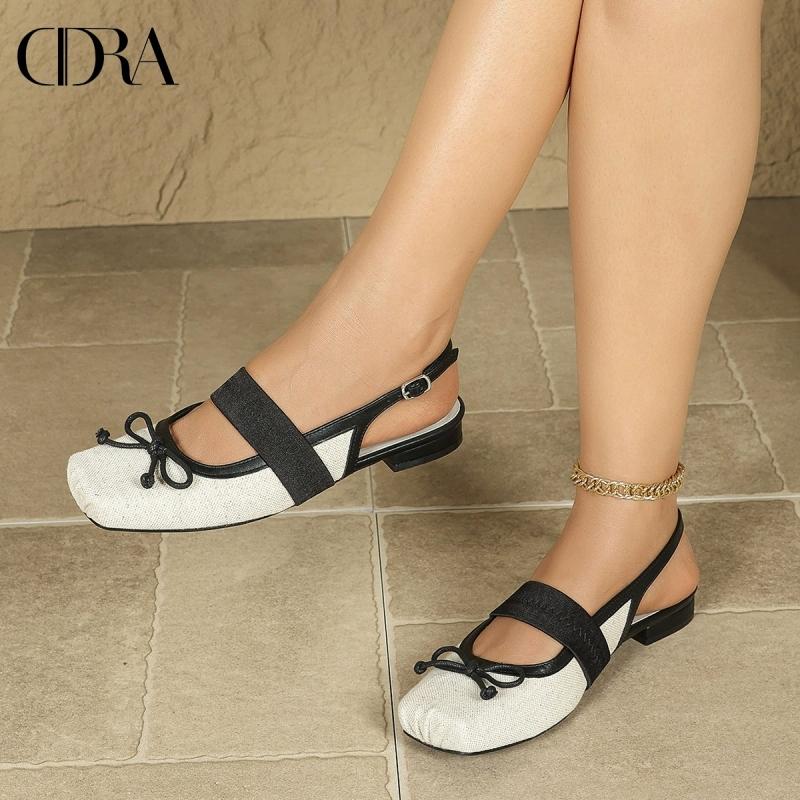 Fashion 2025 Autumn Winter Bow Mary Janes Shoes Flats for Women Fashion Casual Solid Color Flats Ladies New Designer Shoes Woman Sandals