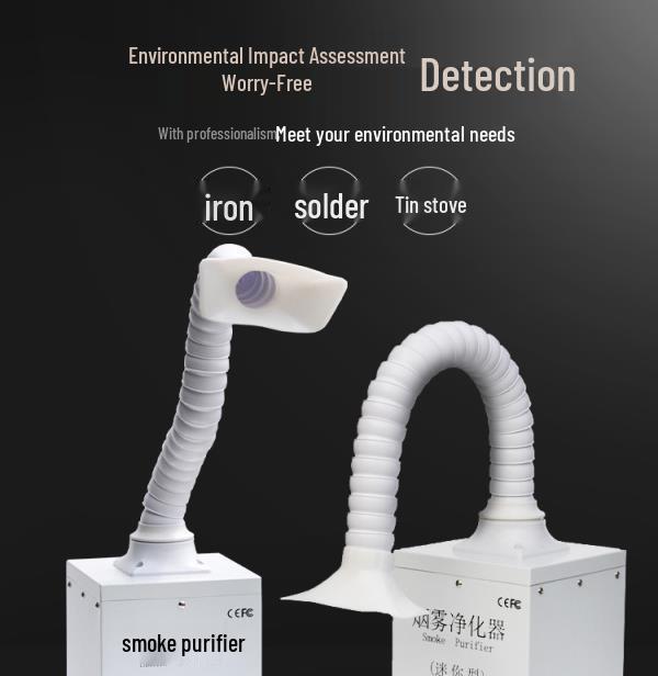 Mobile Moxibustion Smoke Extractor & Purifier for Soldering, Welding, Repair Dust.